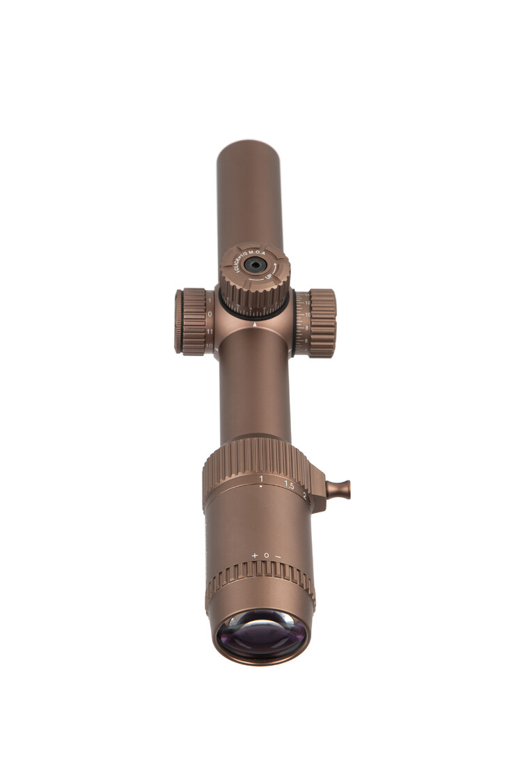 Приціл оптичний Vector Optics Forester 1-8X24 (30 мм) illum. SFP Coyote FDE Etched Glass. Фото 4