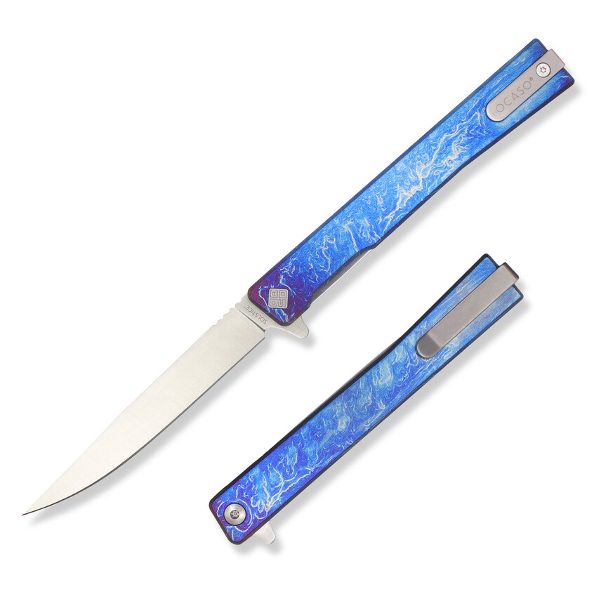 Ніж Ocaso "Solstice", Anodized titanium, Satin
