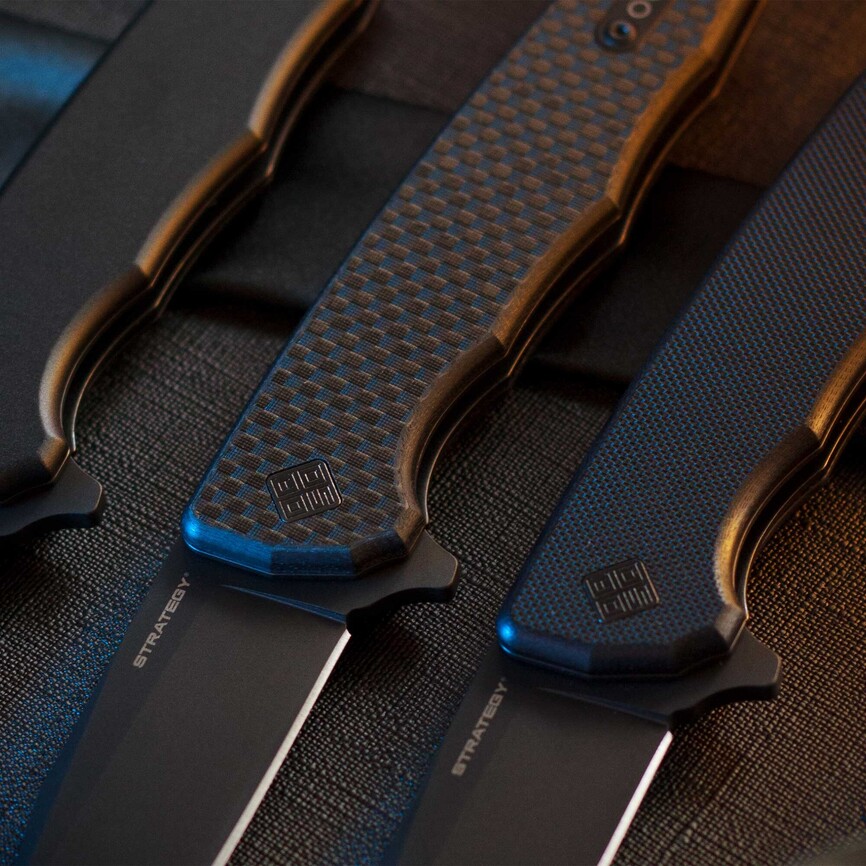 Ніж Ocaso "Strategy", Carbon Fiber + G-10, Black. Фото 3