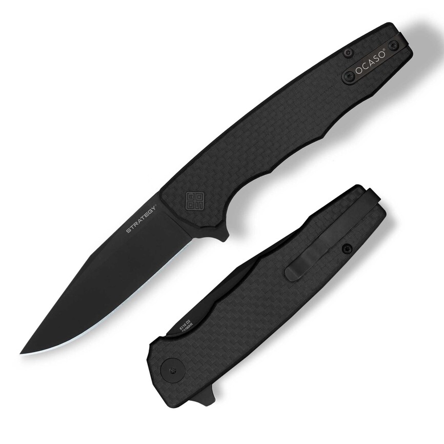 Ніж Ocaso "Strategy", Carbon Fiber + G-10, Black