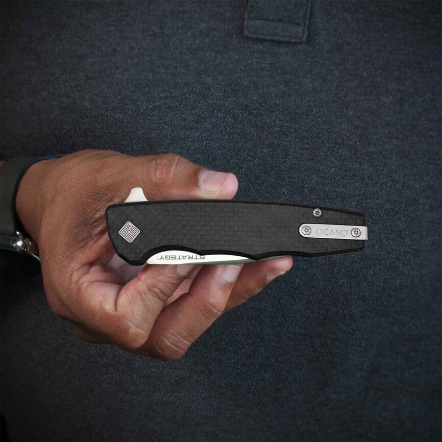 Ніж Ocaso "Strategy", Carbon Fiber + G-10, Satin. Фото 4