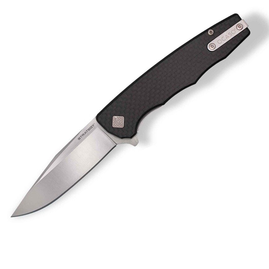 Ніж Ocaso "Strategy", Carbon Fiber + G-10, Satin. Фото 2