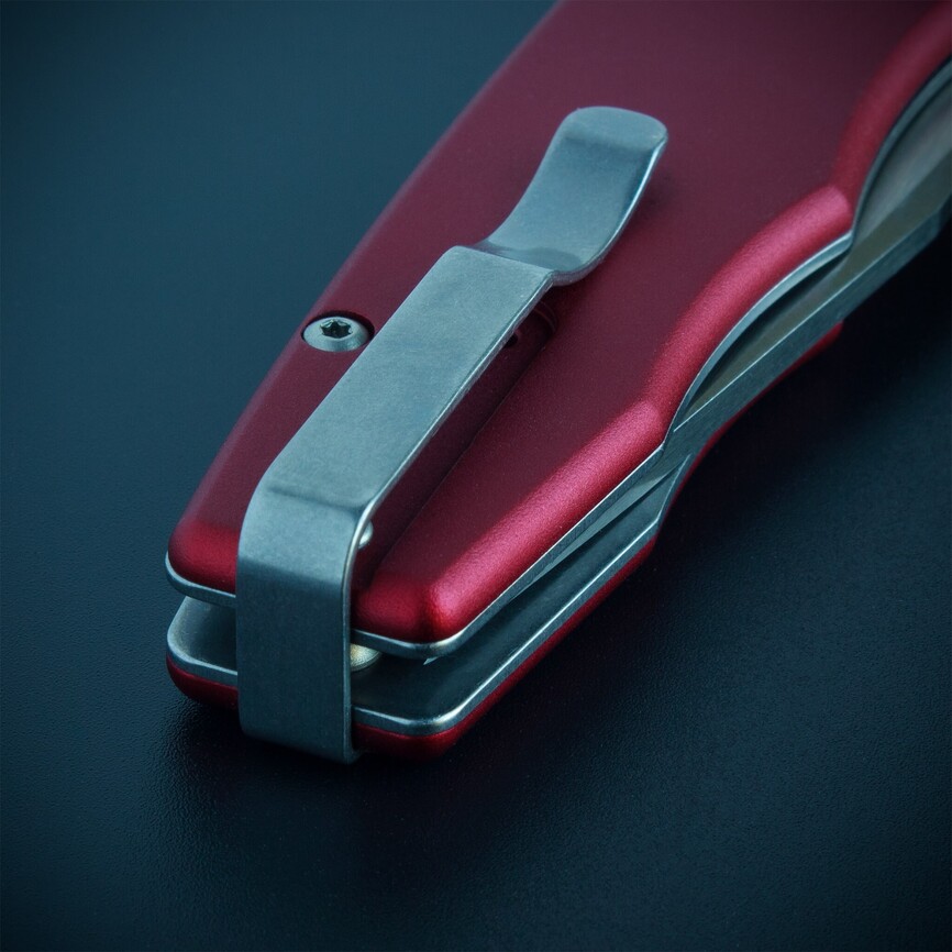 Ніж Ocaso "Strategy", Red Aluminum, Satin. Фото 3