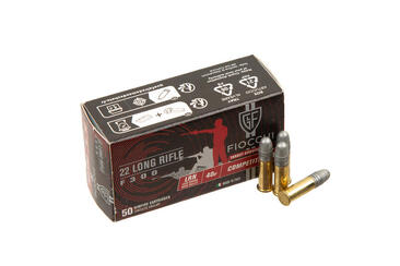 Патрон нарізний Fiocchi F300 22LR. LRN, 40GR (2,59 г), 300 м/с