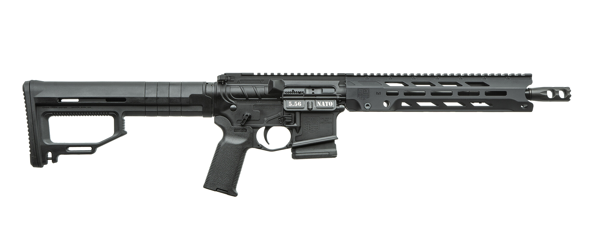 Карабін нарізний Diamondback DB15 OBSIDIAN SBR кал. 223/5.56, 11,5"