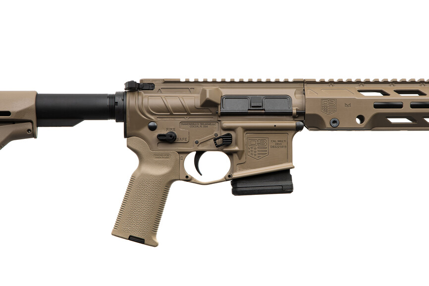 Карабін нарізний Diamondback DB15 OBSIDIAN кал. 223/5.56 FDE 14,5". Фото 2