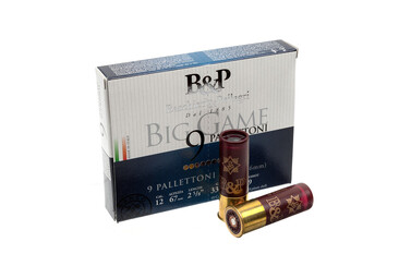 Картеч B&P BIG GAME PALLETTONI  (9P)  к.12/20/67 №11/0, 10/100шт 33,5гр
