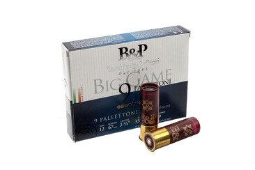 Картеч B&P BIG GAME PALLETTONI  (9P)  к.12/20/67 №11/0, 10/100шт 33,5гр