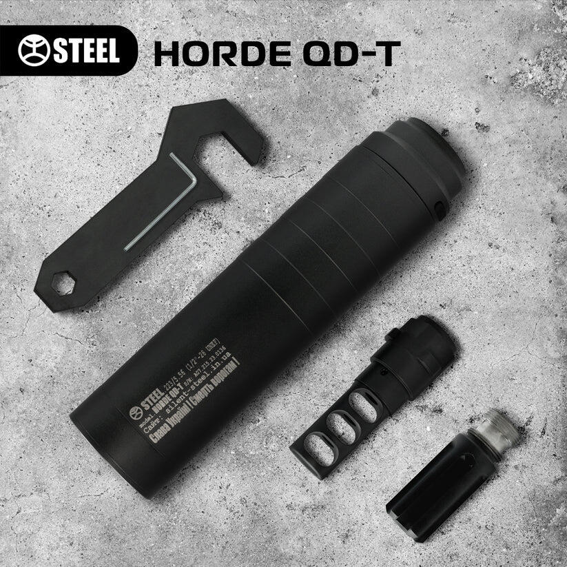 Глушник STEEL HORDE QD-T SMALL 223 1/2*28. Фото 3