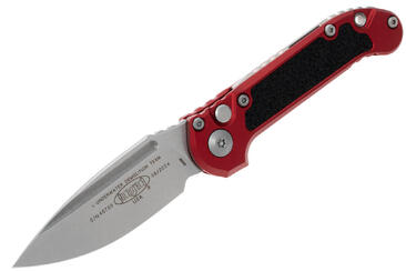 Ніж Microtech L.U.D.T S/E Gen III.,  stonewash клинок, червоне руків'я