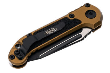 Ніж Microtech L.U.D.T S/E Gen III.,  чорний клинок, танто, руків'я tan