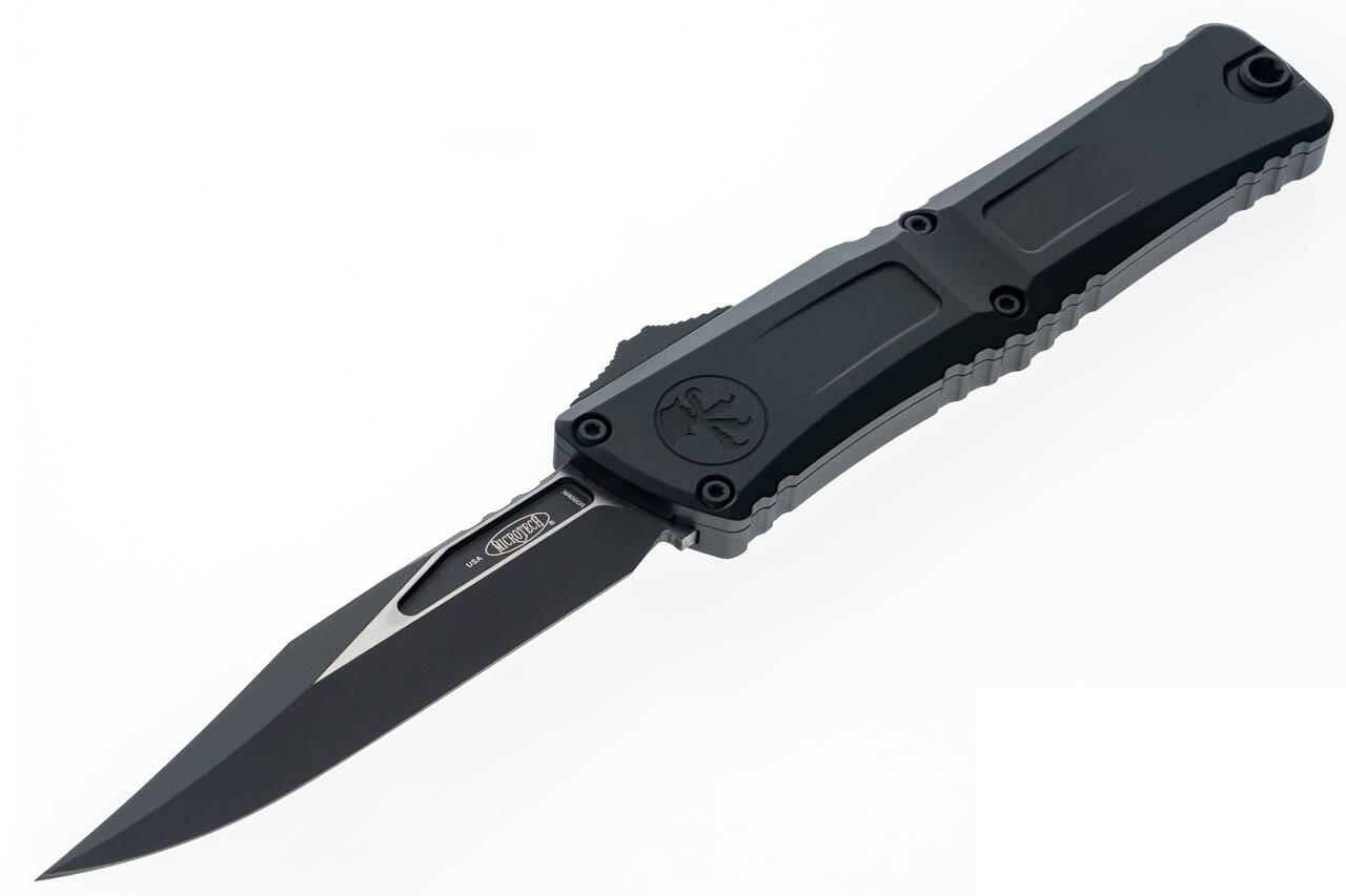 Ніж Microtech Combat Troodon Gen III OTF, bowie tactical, чорний