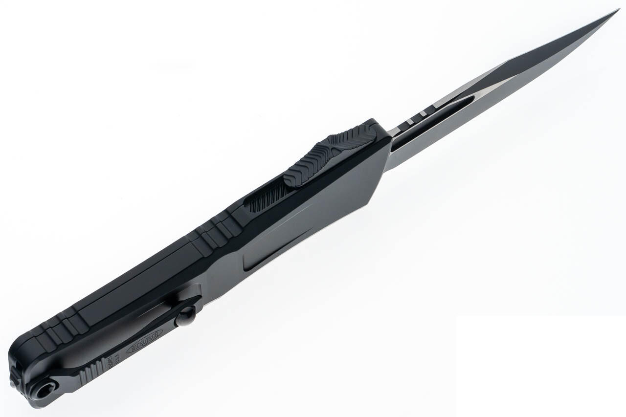 Ніж Microtech Combat Troodon Gen III OTF, bowie tactical, чорний. Фото 3