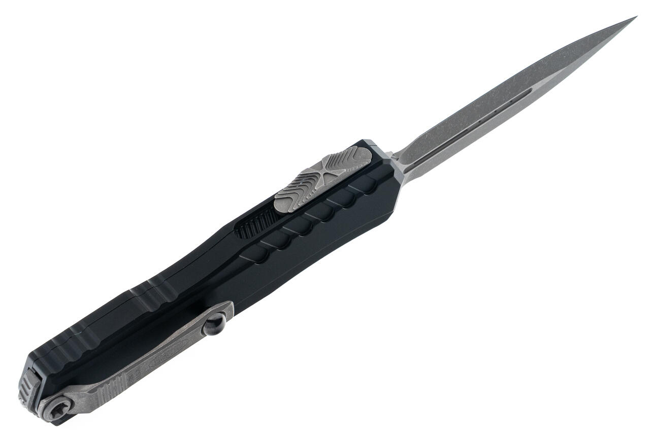 Ніж Microtech Cypher II D/E OTF, Apoc, чорне руків'я. Фото 3