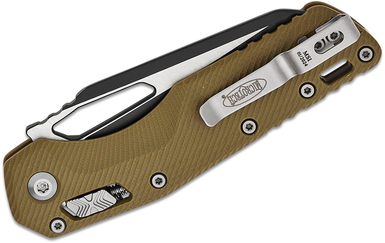 Ніж Microtech MSI SE, fluted black, G10, OD green. Фото 4