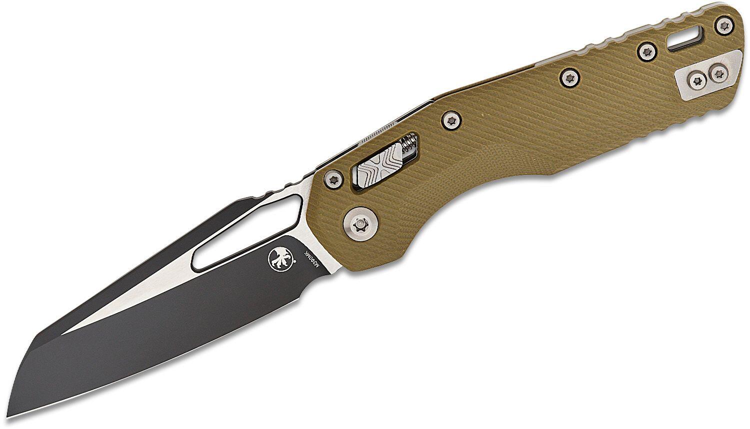Ніж Microtech MSI SE, fluted black, G10, OD green