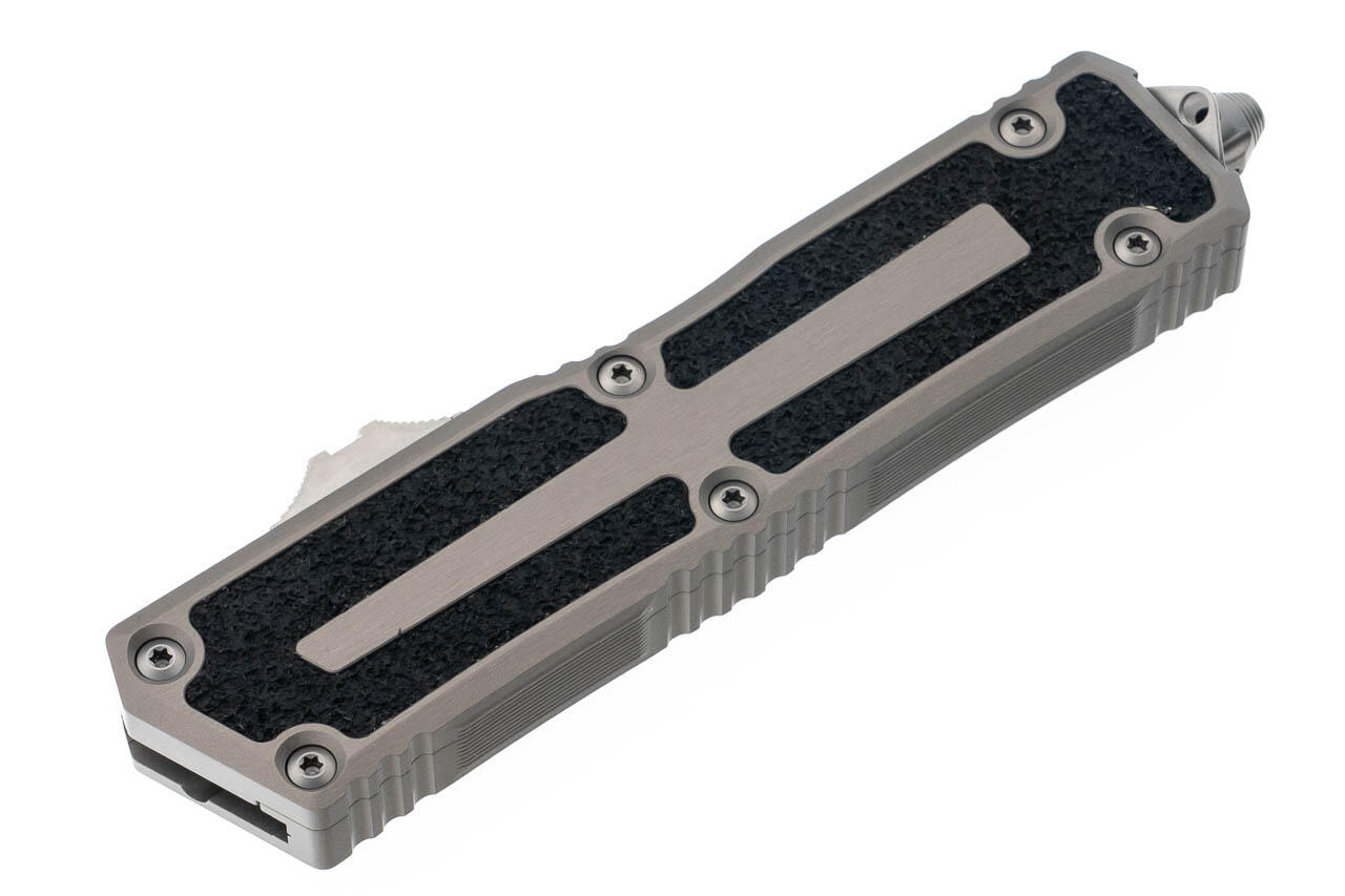 Ніж Microtech Scarab II Gen III D/E-S, stonewash, чорно-сірий. Фото 3