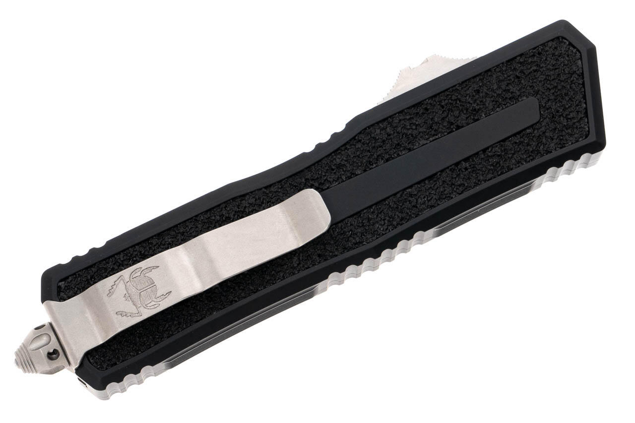 Ніж Microtech Scarab II Gen III D/E-S, stonewash, чорний. Фото 4