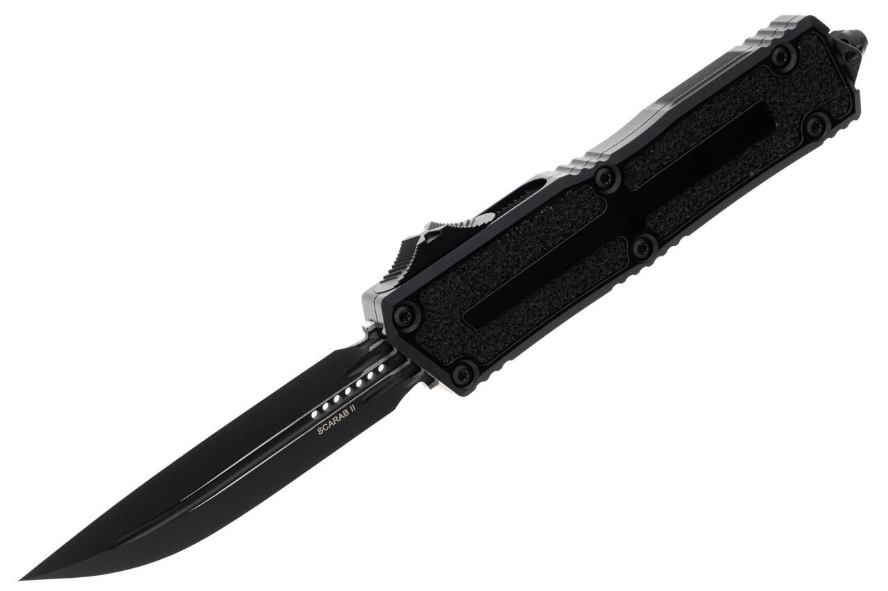 Ніж Microtech Scarab II Gen III D/E-S, tactical, чорний