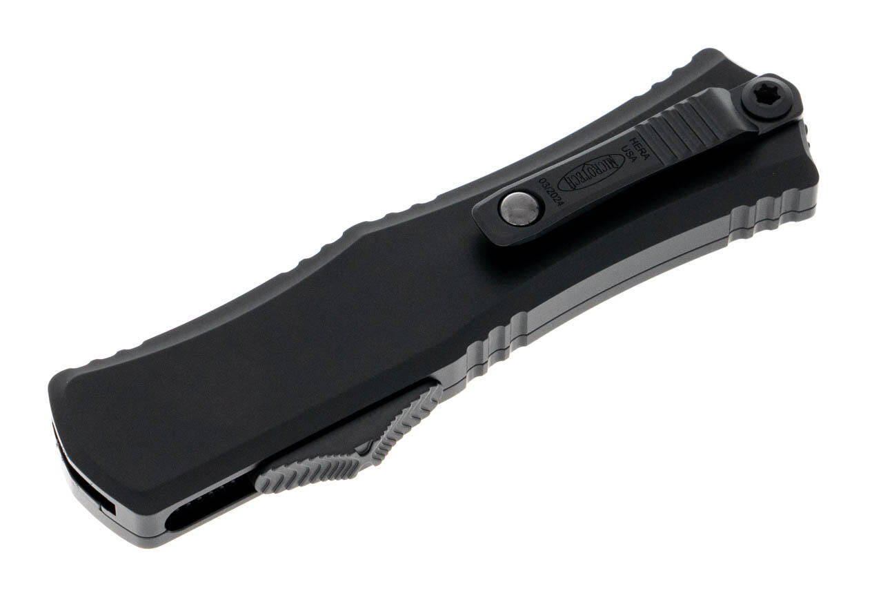 Ніж Microtech Hera II Mini OTF, bayonet tactical, чорний. Фото 3