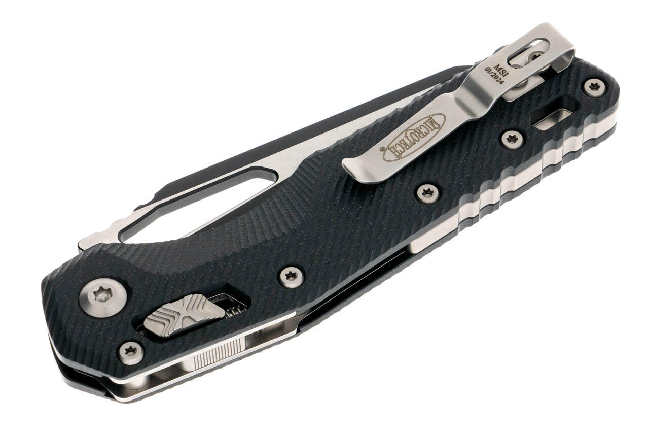 Ніж Microtech MSI SE, fluted black, G10, чорний. Фото 4