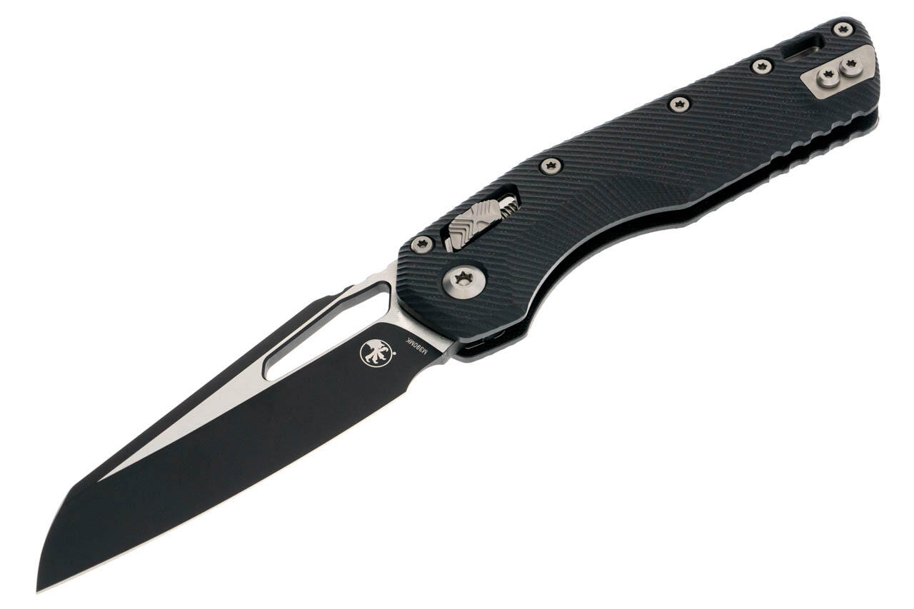 Ніж Microtech MSI SE, fluted black, G10, чорний