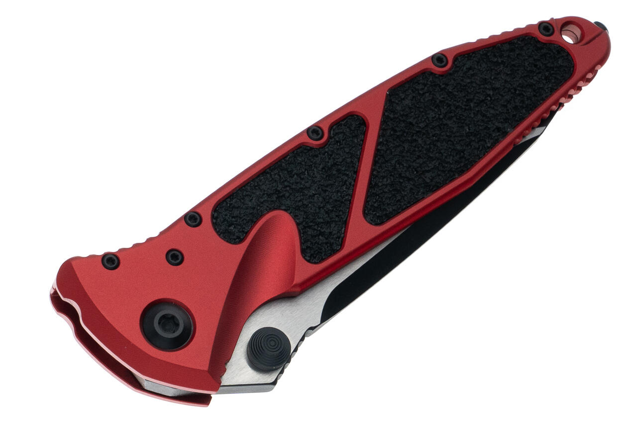 Ніж Microtech Socom Elite T/E-M, tanto, чорний, чорно-червоне руків'я. Фото 4