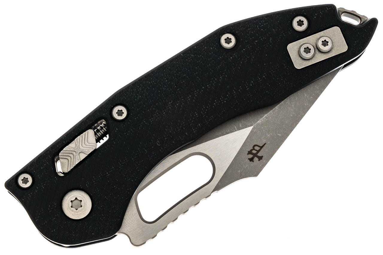 Ніж Microtech Stitch Ram-Lock, fluted, Apoc, чорне руків'я G10. Фото 3