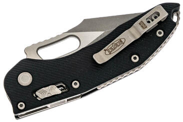 Ніж Microtech Stitch Ram-Lock, fluted, Apoc, чорне руків'я G10