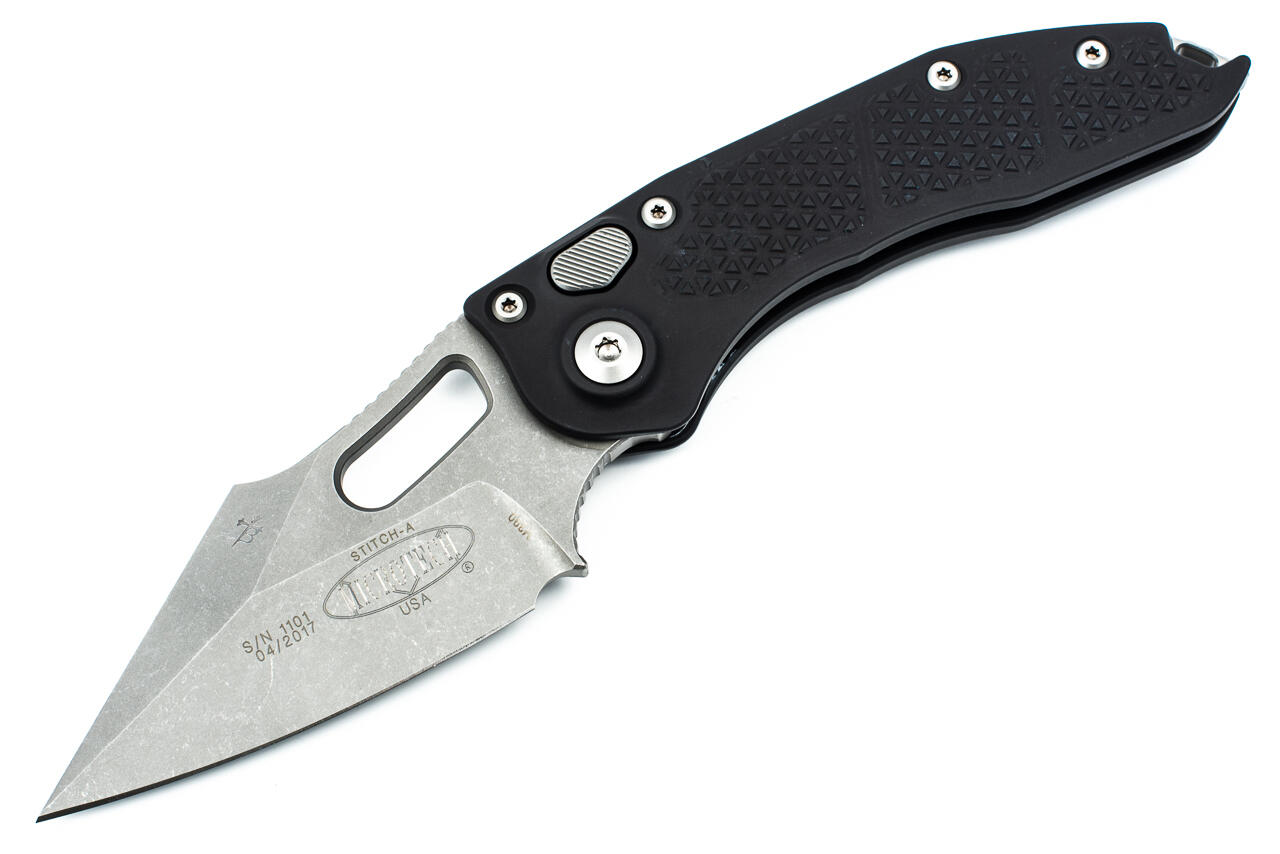 Ніж Microtech Stitch S/E Apoc Black