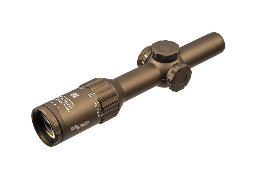 Приціл оптичний SIG Optics TANGO6T 1-6X24MM, 30MM, FFP, 556-762 HORSESHOE ILLUM, 0.2 MRAD, FDE. Фото 3