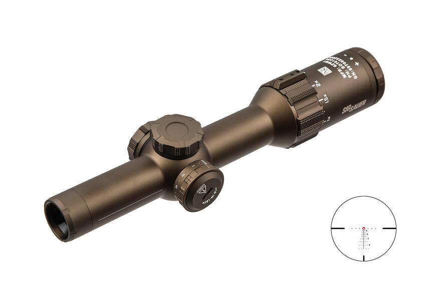 Приціл оптичний SIG Optics TANGO6T 1-6X24MM, 30MM, FFP, DWLR6 ILLUM, FDE, SDMR