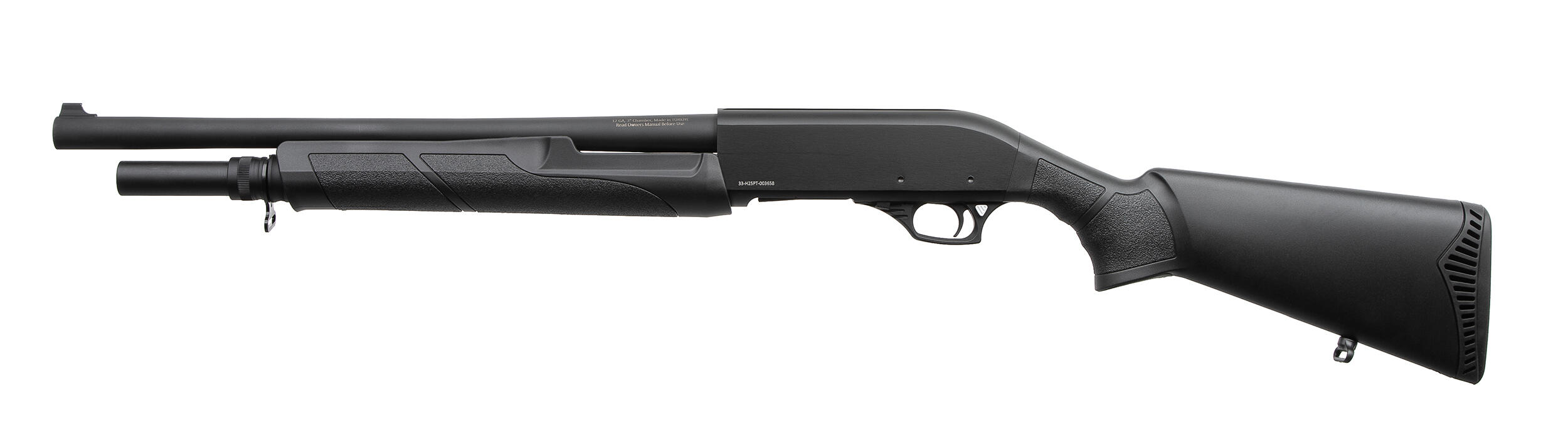 Рушниця мисливська BESTHUGLU BA112 STANDART BLACK, кал. 12, 18,5". Фото 2