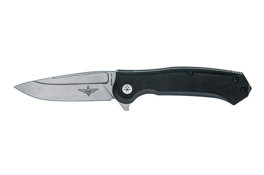 Ніж Maserin Police, N690, G10 + титан, чорний