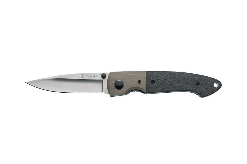 Ніж Maserin Explorer, D2, carbon fiber