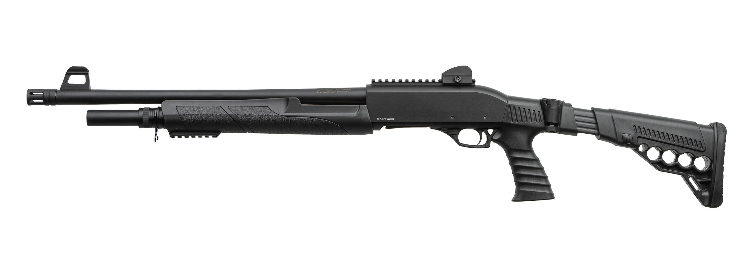 Рушниця мисливська BESTHUGLU BA112 TELESCOPIC BLACK, кал. 12, 18,5". Фото 2
