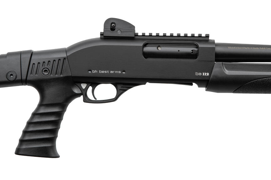 Рушниця мисливська BESTHUGLU BA112 TELESCOPIC BLACK, кал. 12, 18,5". Фото 3