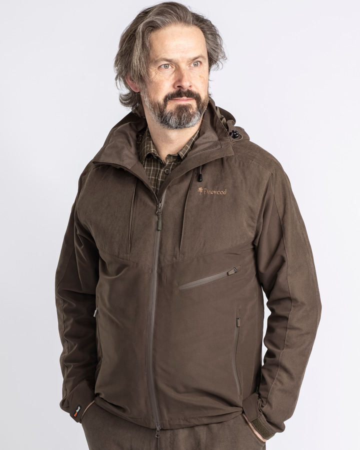 Куртка Pinewood Furudal Caribou Hunt Extreme JKT Suede Brown. Фото 3
