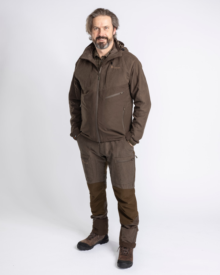 Куртка Pinewood Furudal Caribou Hunt Extreme JKT Suede Brown. Фото 4