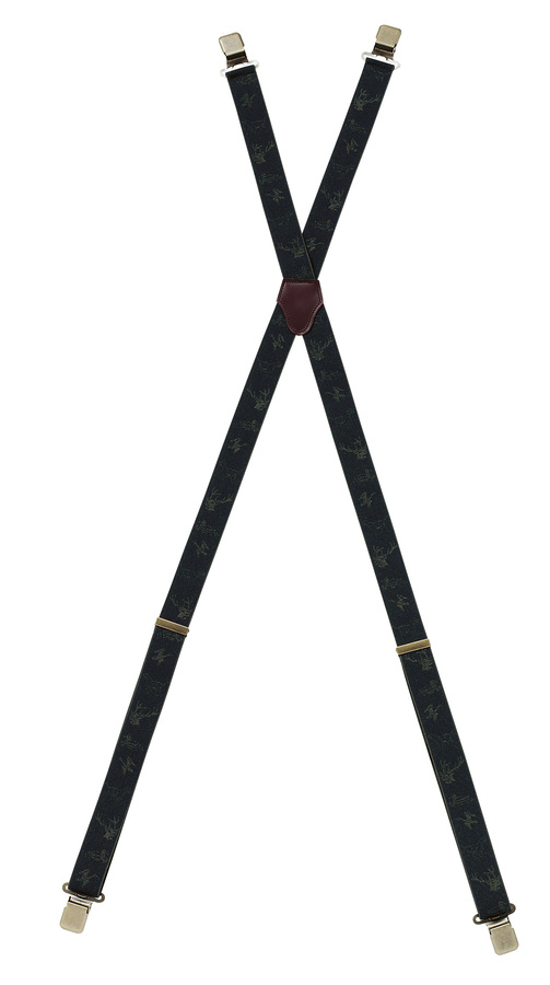 Підтяжки PINEWOOD SUSPENDERS with clips D.Green