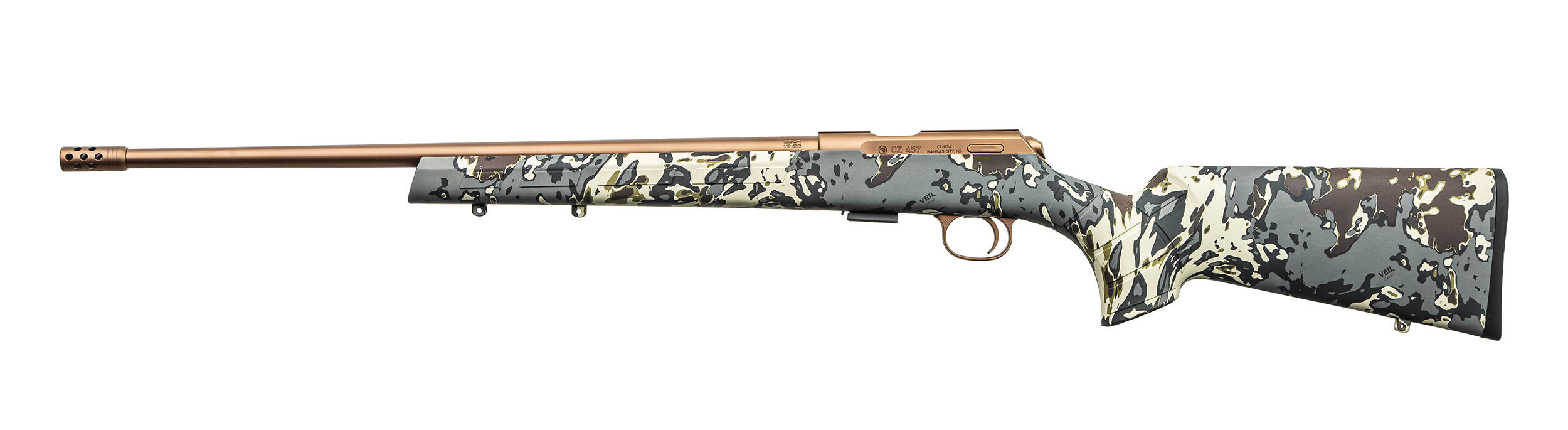 Карабін CZ 457 HUNTER VEIL, 22LR,, 20". Фото 2