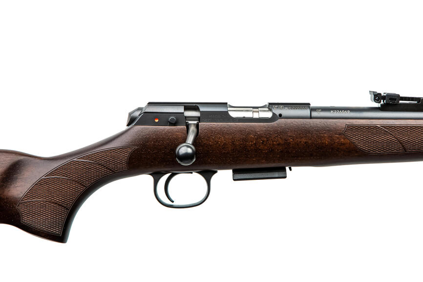 Карабін CZ457 LUX, 610mm, кал. 22WMR, 1/2x20, з 5 заряд. магазином. Фото 3