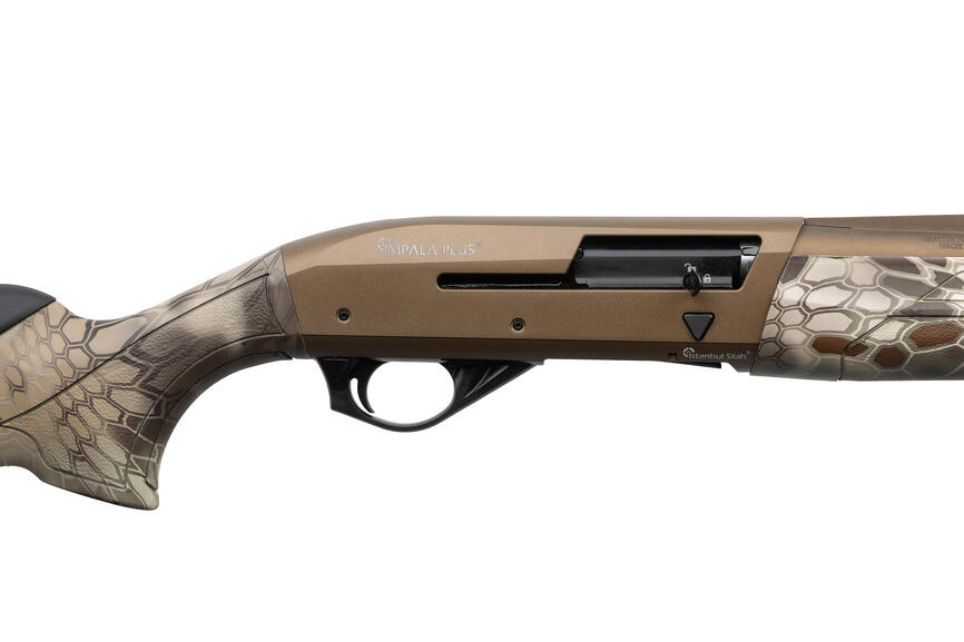 Impala Plus Напівавтоматична гладкоствольна рушниця Highlander Bronze 12/76см. Фото 2