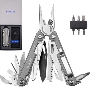 GEN-R (S35VN) Мультитул Rocktol 27-в-1 з титановим покриттям, бітами, нейл.чохлом у подарунковій кор.