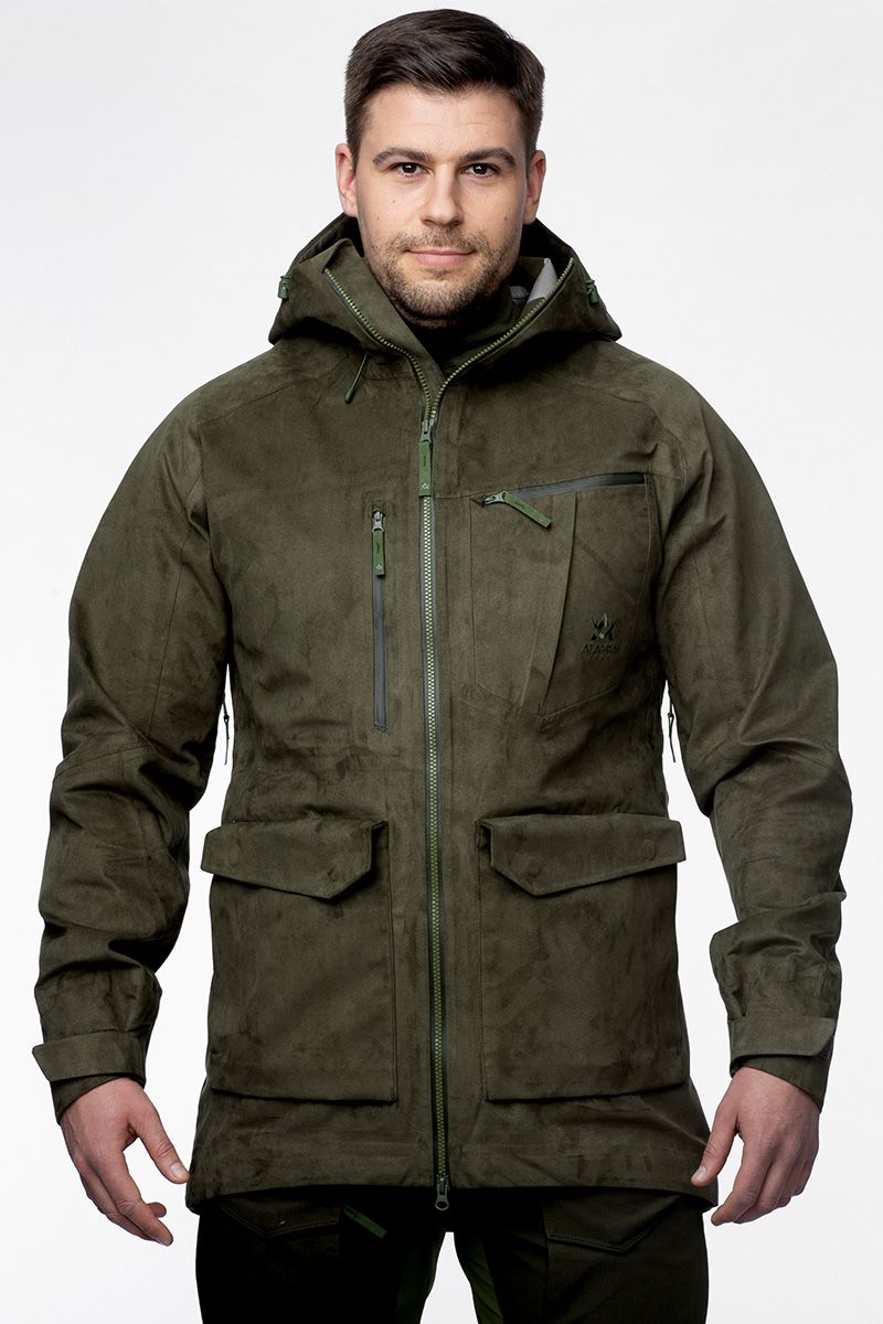 Куртка Alaska Elk 1795 Performance 3-layer APS Jacket Green. Фото 2