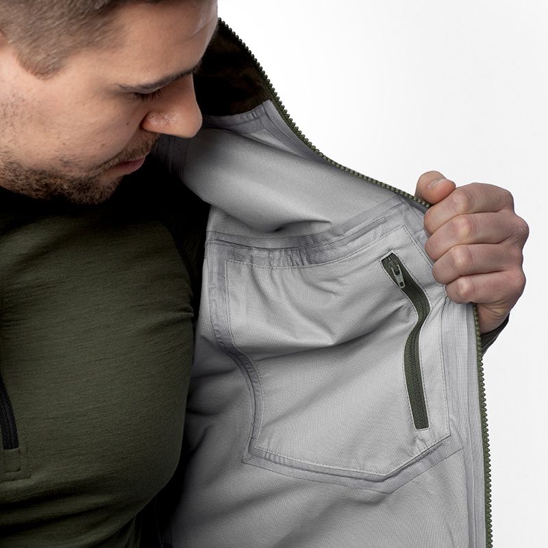 Куртка Alaska Elk 1795 Performance 3-layer APS Jacket Green. Фото 4