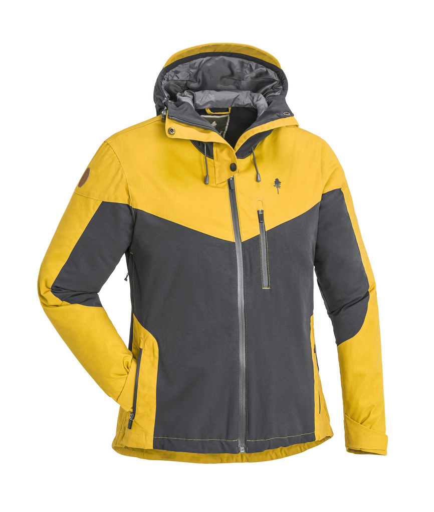 Жіноча куртка PINEWOOD FINNVEDEN HYBRID EXTREME d.Anthracite/Mustard