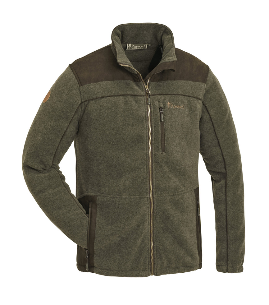 Флісова куртка PINEWOOD PRESTWICK EXСLUSIVE Fleece Olive Mel/Suede Brown
