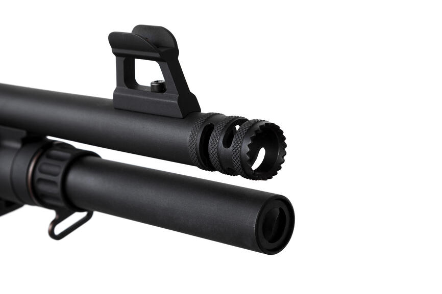 ATROX Tactic Black Telescopic Stock 12/46 см Рушниця гладкоствольна Huglu 7+1. Фото 3