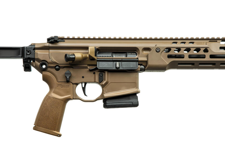 Карабін мисливский MCXS 223 REM, SBR, 11.5IN, IR CERAKOTE, FDE, MLOK, з глушником Sofie TAC. Фото 2